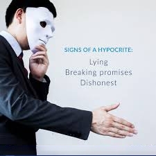 Signs of a hypocrite